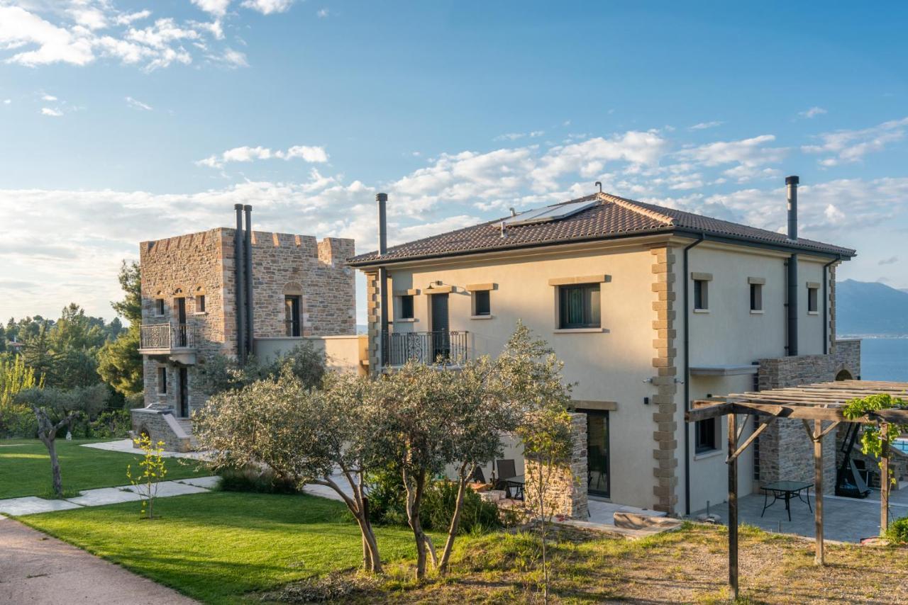 Villa Kalamos / Sea View And Pool Nearby Athens 외부 사진