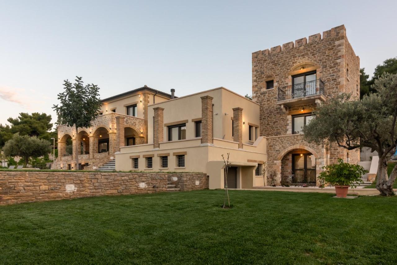 Villa Kalamos / Sea View And Pool Nearby Athens 외부 사진