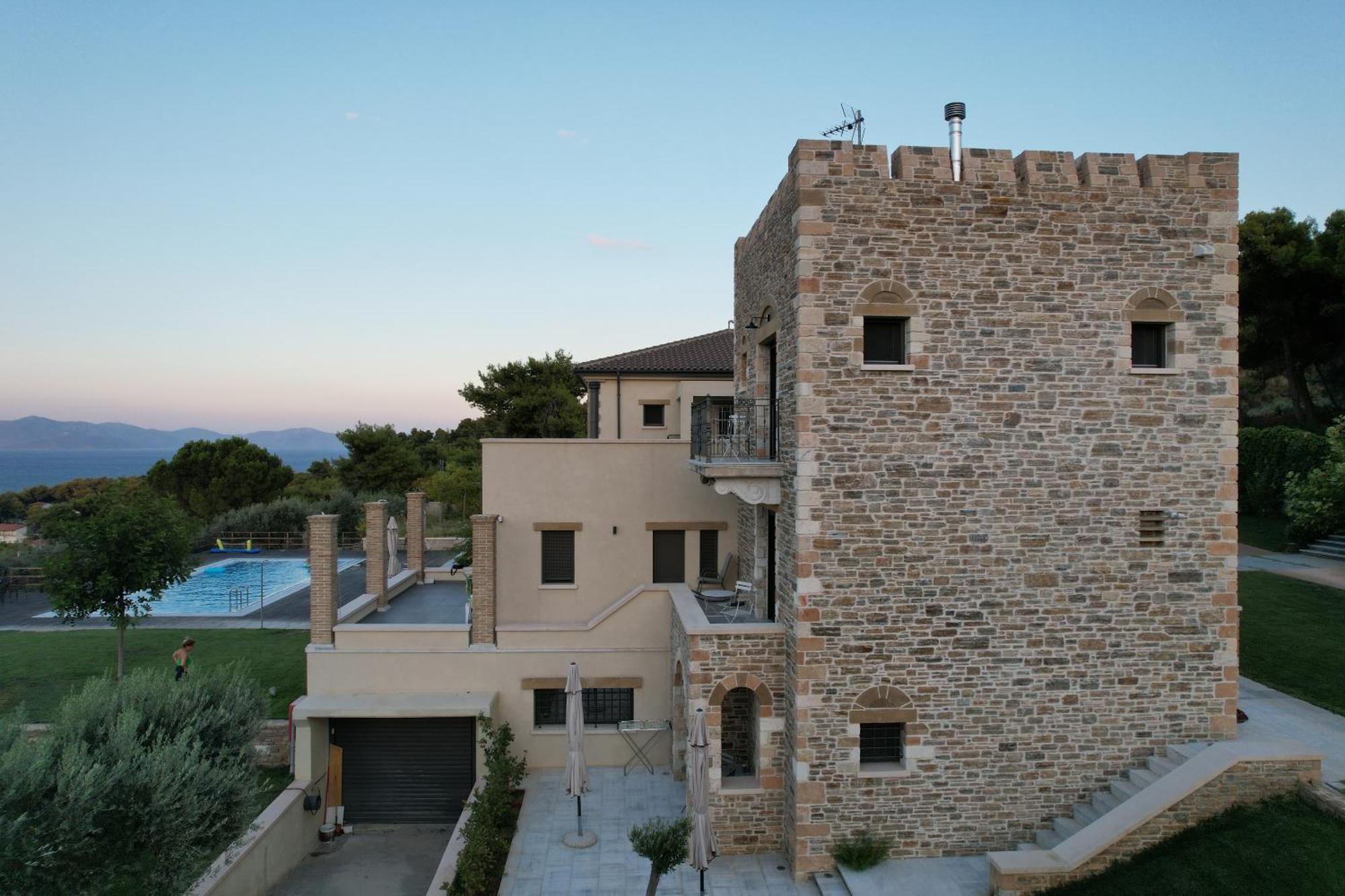 Villa Kalamos / Sea View And Pool Nearby Athens 외부 사진
