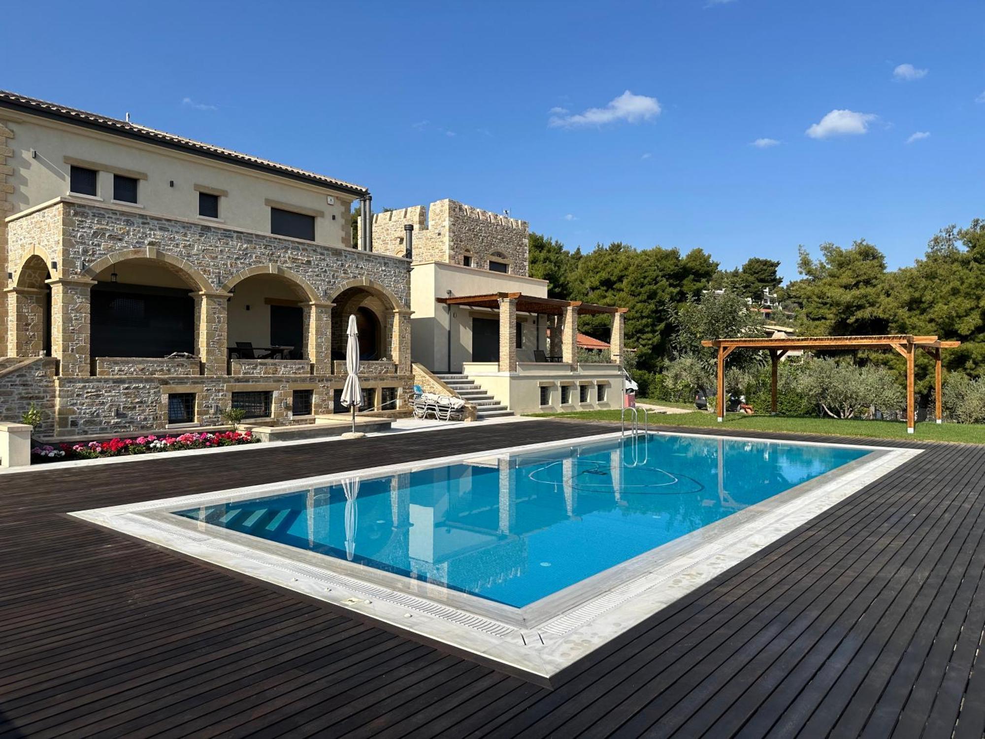 Villa Kalamos / Sea View And Pool Nearby Athens 외부 사진