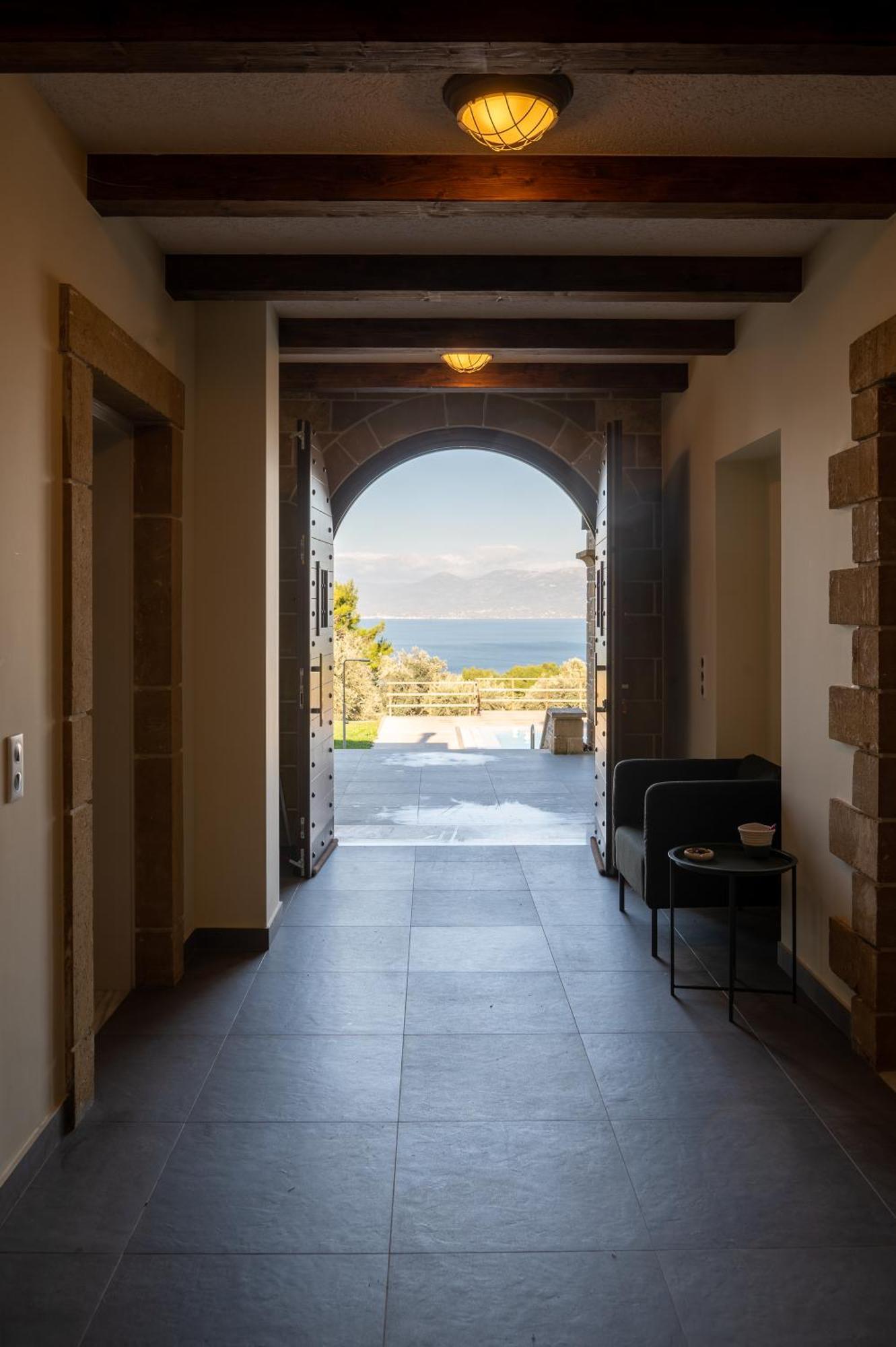 Villa Kalamos / Sea View And Pool Nearby Athens 외부 사진